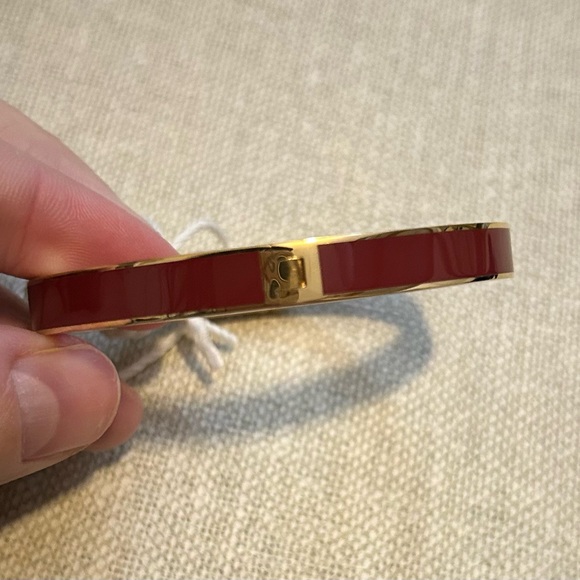 NWOT - Tory Burch Kira Bangle Bracelet in Red - Picture 4 of 9